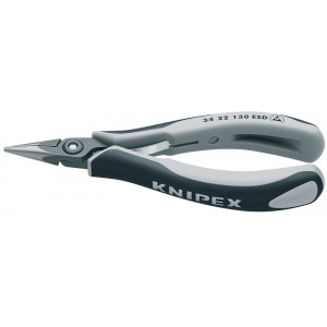Прецизионные плоскогубцы захватные для электроники  Knipex 34 22 130 ESD