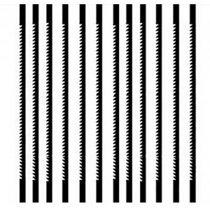 Пилки „Super-Cut“. Очень мелкий зуб (No. 1: 50 зубьев на 25 мм), 130 x 0,6 x 0,3 mm 12 шт.