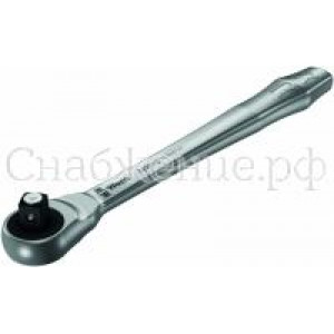 8003 C Трещотка Zyklop Metal Push, переставной квадрат, ½