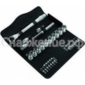 8100 SC 11 Набор насадок с трещоткой Zyklop Metal Switch, с рычагом переключения, ½