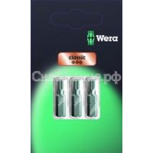 Набор бит 3 шт в блист/уп Wera WE-073344