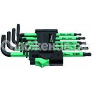 967 SPKL/9 TORX BO Magnet набор угловых ключей 024334