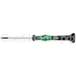 Отвертка крестовая Pozidriv WERA Kraftform Micro 2055 PZ для электроники, PZ 1 / 80 мм, 118032
