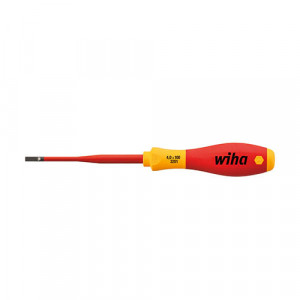 Отвертка Wiha SoftFinish® electric slimFix SL4,0x0,8x100, VDE