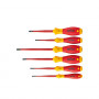 Набор отверток SoftFinish electric slimFix Шлиц, Pozidriv, 6 предм.