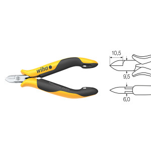 Бокорезы Professional ESD, 115мм мяг1,2мм