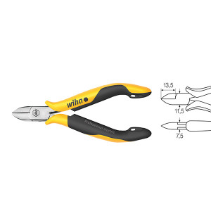 Бокорезы Professional ESD, 115мм мяг1,4мм ср.тв.1,0мм тв0,4мм