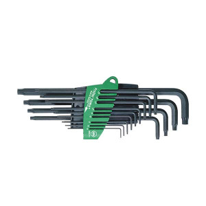 Набор штифтовых ключей в держателе ProStar TORX®, 13 предм., чёрное оксидирование
